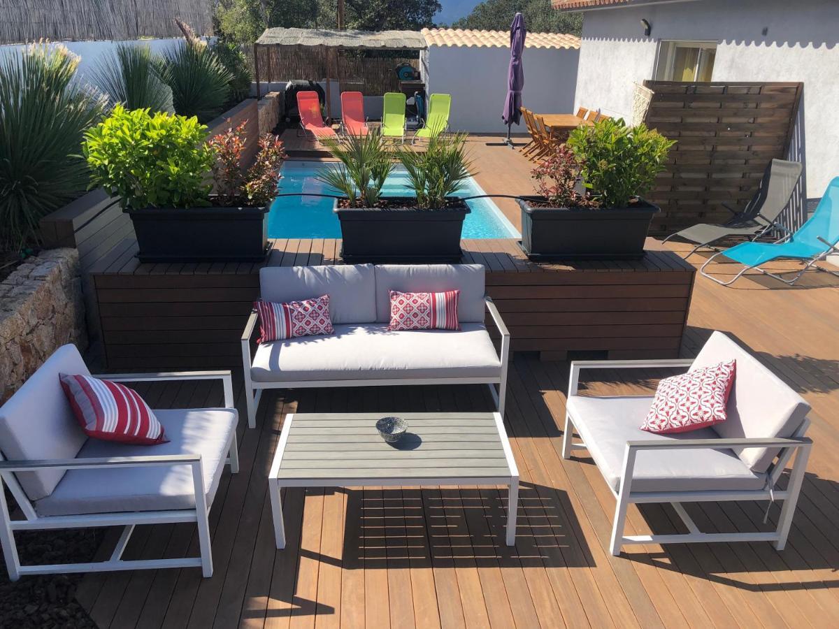 Villa Orethaga Piscine 10 Pers Porto Vecchio Bagian luar foto
