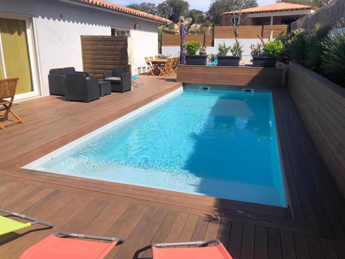 Villa Orethaga Piscine 10 Pers Porto Vecchio Bagian luar foto