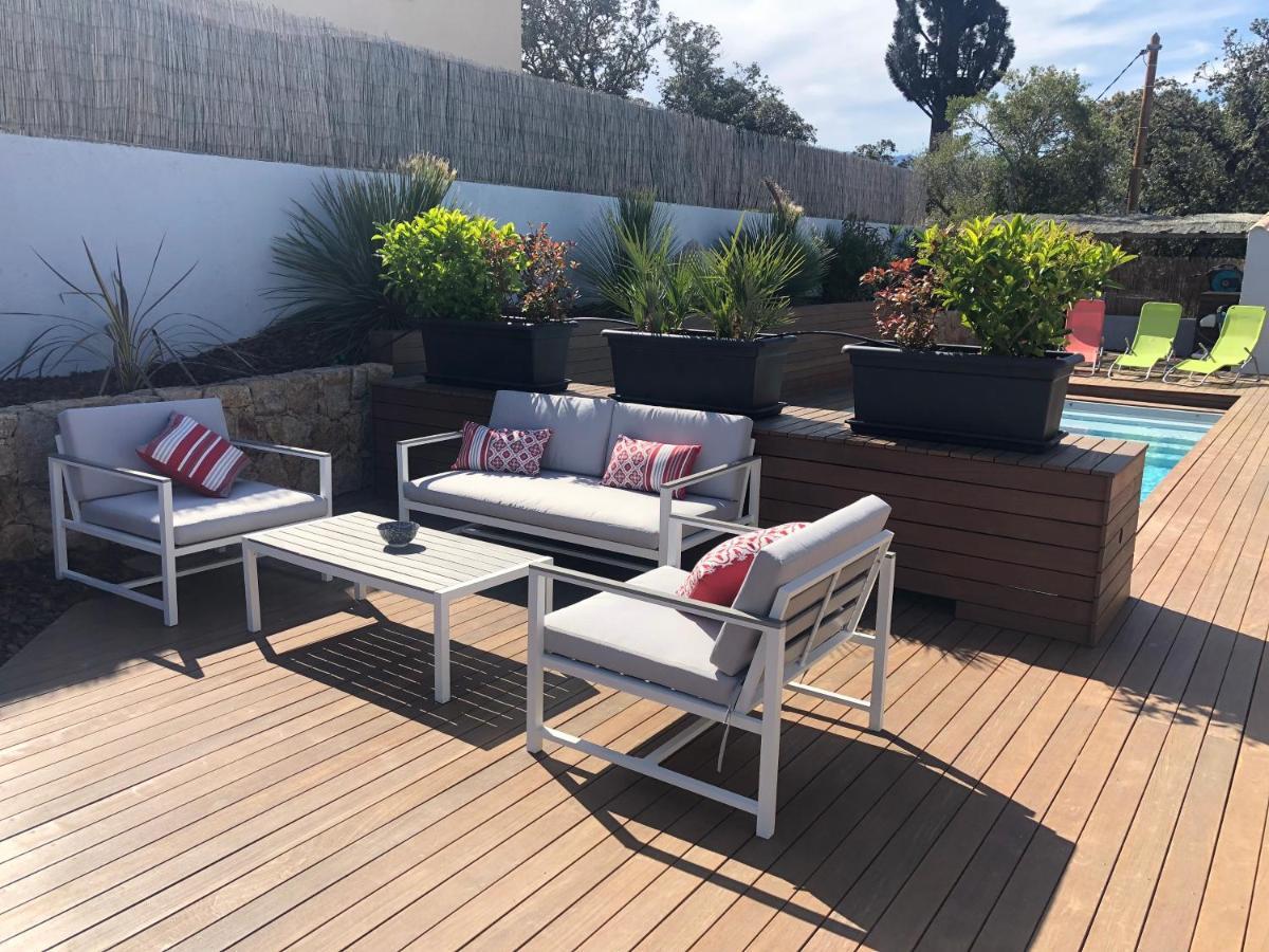 Villa Orethaga Piscine 10 Pers Porto Vecchio Bagian luar foto